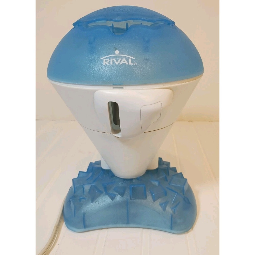 Rival Ice Shaver‎ IS150 Snow Cone Maker Blue Tested Works